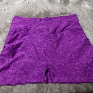SOLD Bombshell Sportswear Purple Rain Contour waist toggle Shorts XL